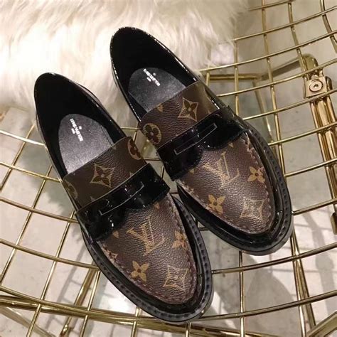 lv white loafers|louis vuitton penny loafers.